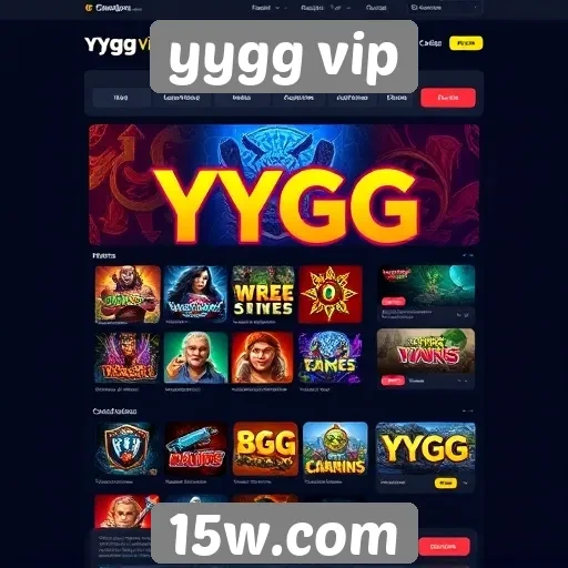 Avaliação da interface do site yygg vip